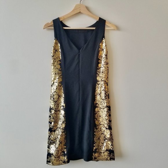 Host Pick Vero Moda Women's Statement Dress Gold - Picture 2 of 10